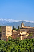 Mirador de San Nicolas, Islamic and Mudejar architecture, Alhambra, UNESCO, Granada, Andalusia, Spain