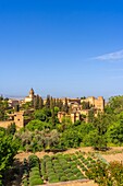 Generalife Palace, Generalife Gardens, Islamic and Mudejar architecture, Alhambra, UNESCO, Granada, Andalusia, Spain