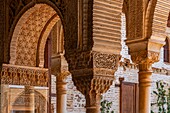 Generalife Palace, Generalife Gardens, Islamic and Mudejar architecture, Alhambra, UNESCO, Granada, Andalusia, Spain