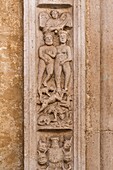 Adam and Eve, Church of San Nicola dei Greci, Altamura, Bari, Apulia, Italy