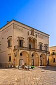 Comi Palace, Piazza San Nicola, Corigliano d'Otranto, Lecce, Salento, Apulia, Italy