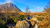Buachaille Etive Mor, Rannoch Moor, Highland, Scotland, United Kingdom