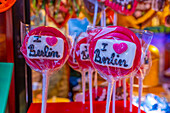 View of market stall at Christmas, Breitscheidplatz, Berlin, Germany