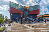 View of Osaka Aquarium Kaiyukan, Kaigandori, Minato Ward, Osaka, Japan
