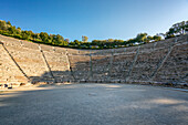 Ancient theatre at the Asclepieion of Epidaurus, UNESCO, Peloponnese, Greece