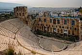 Odeon of Herodes Atticus, ancient open theater, Acropolis, UNESCO, Athens, Greece