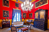Wohnbereich in der Casa Rocca Piccola, Valletta, Malta