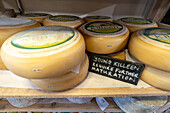 Young Killeen Cheese at the Courtyard Dairy in Yorkshire , England