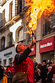 Chinese New Year celebrations in the streets of Zaragoza, Spain