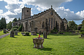 Easby Abbey in North Yorkshire, England