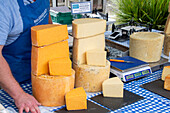 Cheese Fair at The Courtyard Dairy in Yorkshire , England