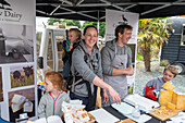 Cheese Fair at The Courtyard Dairy Yorkshire , England