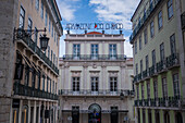 Armazens do Chiado shopping mall facade in Lisbon