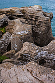Rocky coastal cliffs of Peniche in the Varanda de Pilatos area