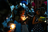 Holy Week in Santa Fe de Antioquia. The celebration of this Catholic tradition in this municipality in the department of Antioquia, Colombia, is one of the most important in the country. The processions through its old cobblestone streets are a tradition dating back to the colonial era and are accompanied by the smoke of incense and the songs and prayers of the penitents who accompany them.