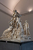 The Farnese Bull in the Farnese Collection, National Archaeological Museum of Naples, Naples, Italy.