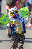 The Battle of Flowers during Barranquilla Festival, Colombia