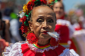 The Battle of Flowers during Barranquilla Festival, Colombia