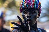 Son de Negros costume, The Great Parade at Barranquilla's Carnival, Colombia