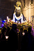 Good Friday. Procession of the Virgin of Solitude: Represents Mary’s sorrow following Jesus' death. Holy Week in Santa Fe de Antioquia. The celebration of this Catholic tradition in this municipality in the department of Antioquia, Colombia, is one of the most important in the country. The processions through its old cobblestone streets are a tradition dating back to the colonial era and are accompanied by the smoke of incense and the songs and prayers of the penitents who accompany them.