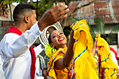 Troupe parade at the Gaitas Festival.