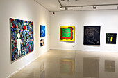 An exhibit of contemporary art by Argentinian artists in the Bicentennial Cultural Center, Santiago del Estero, Argentina.