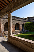 The Forum Baths, Building VII.5.24, in the ancient Roman ruins of Pompeii, Italy.