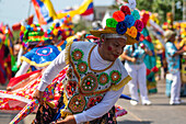 Farotas de Talaigua during Great Parade of Barranquilla's Carnival, Colombia