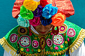 Farotas de Talaigua during Great Parade of Barranquilla's Carnival, Colombia