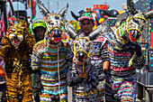 The Battle of Flowers during Barranquilla Festival, Colombia