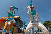 The Battle of Flowers during Barranquilla Festival, Colombia