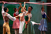 La fille mal gardée is a comic ballet presented in two acts, inspired by the 1765 painting by Pierre Antoine Baudouin. Performed by the Cultural Association of the Metropolitan Ballet of Medellin
