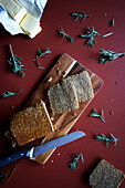 Ezekiel Sprouted Grains, high-protein, high-fibre bread without flour.