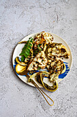Roasted cauliflower with Indian-spiced brown butter
