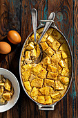 Apple clafoutis with almond flour