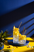 Non-alcoholic pineapple cocktail