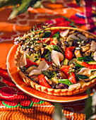 Provençal vegetable tart