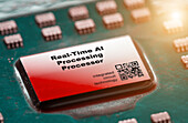 Real-time AI processing processor