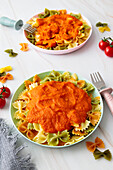 Creamy, vegan tomato sauce with 'hidden' vegetables