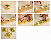 Make filled pasta avanzata (from leftover dough)