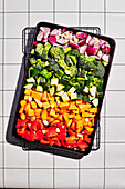 Prepared oven vegetables