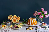 Four kinds of pastries for Mother's Day