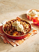 apricot crumble