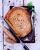 Buckwheat bread with seeds