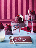 Summer berry pudding