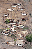 Aerial view of Namche Bazaar, Mount Everest trek, Nepal