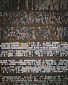 Aerial view of cars in the port of Antwerpen, Belgium.