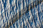 Abstract aerial view of Aletsch Glacier ice formation, Valais, Switzerland.