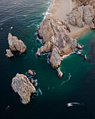 Aerial view of Cabo San Lucas, Baja California, Mexico.