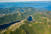 Aerial view of the mountains of Southeast Alaska, USA